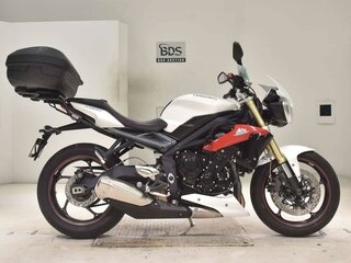 2017 Triumph Street Triple, белый, 695000 рублей, вид 2