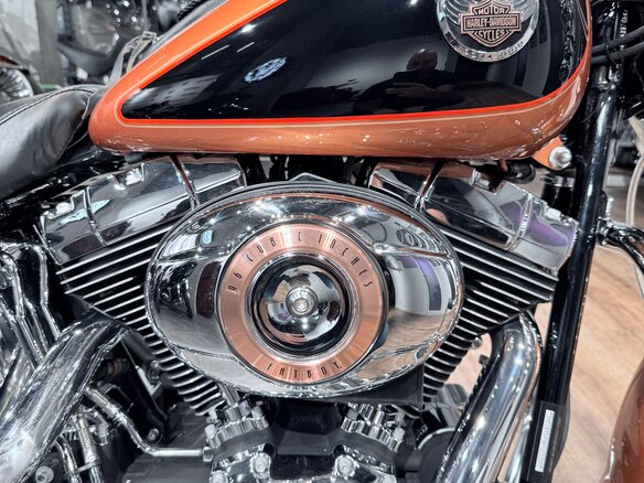 2008 Harley-Davidson Fat Boy, оранжевый, 1099000 рублей - вид 22