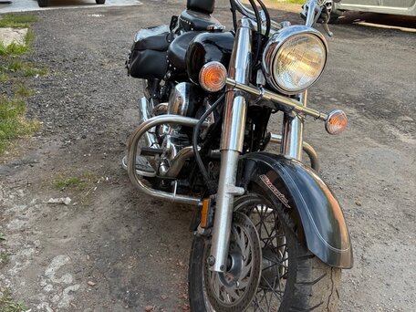2005 Yamaha XVS650 Drag Star, чёрный, 470000 рублей, вид 2