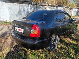 2005 Hyundai Accent II Рестайлинг, чёрный, 195000 рублей, вид 4