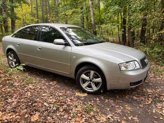 2001 Audi A6 II (C5), серебристый, 550000 рублей, вид 3