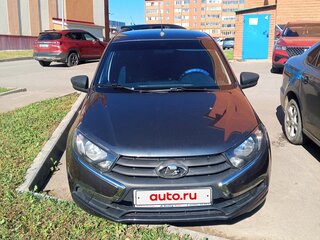 2018 Lada (ВАЗ) Granta I Рестайлинг, серый, 600000 рублей, вид 1
