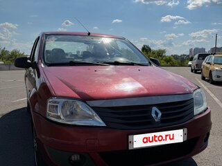 2010 Renault Logan I Рестайлинг, красный, 360000 рублей, вид 1