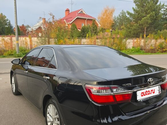 2015 Toyota Camry VII (XV50) Рестайлинг, чёрный, 1750000 рублей - вид 5