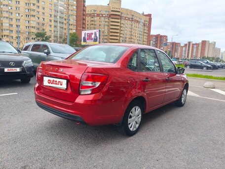 2020 Lada (ВАЗ) Granta I Рестайлинг, красный, 695000 рублей, вид 4