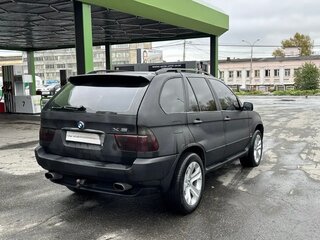 2001 BMW X5 3.0i I (E53), чёрный, 540000 рублей, вид 5
