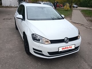 2013 Volkswagen Golf VII, белый, 1200000 рублей, вид 1