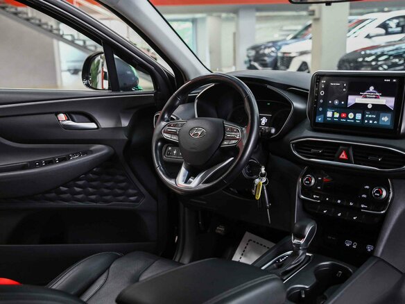 2018 Hyundai Santa Fe IV, серый, 2650000 рублей - вид 10