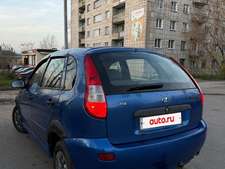 2007 Lada (ВАЗ) Kalina I, синий, 195000 рублей, вид 3