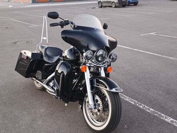 2005 Harley-Davidson Road King, чёрный, 750000 рублей - вид 5
