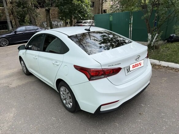 2017 Hyundai Solaris II, белый - вид 9