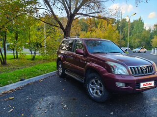 2008 Toyota Land Cruiser Prado 4-speed 120 Series Рестайлинг, красный, 2200000 рублей, вид 4