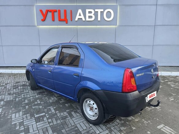 2007 Renault Logan I, синий, 250000 рублей - вид 6