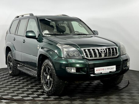 2003 Toyota Land Cruiser Prado 120 Series, зелёный, 1356000 рублей, вид 4