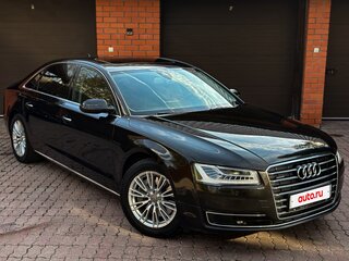 2014 Audi A8 Long III (D4) Рестайлинг, чёрный, 2450000 рублей, вид 1