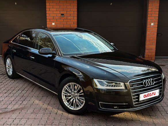 2014 Audi A8 Long III (D4) Рестайлинг, чёрный, 2450000 рублей