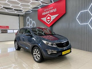 2014 Kia Sportage III Рестайлинг, синий, 1747000 рублей, вид 2