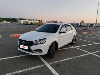 2021 Lada (ВАЗ) Vesta SW I, белый, 1200000 рублей, вид 1