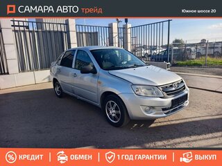 2012 Lada (ВАЗ) Granta I, серебристый, 210000 рублей, вид 3
