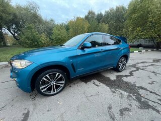 2018 BMW X6 30d II (F16), голубой, 5500000 рублей, вид 5