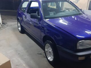 1992 Volkswagen Golf III, синий, 400000 рублей, вид 3