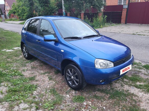 2008 Lada (ВАЗ) Kalina I, синий, 400000 рублей - вид 9