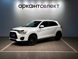 2012 Mitsubishi ASX I Рестайлинг, белый, 977000 рублей, вид 1