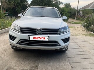2014 Volkswagen Touareg II Рестайлинг, белый, 2300000 рублей, вид 3