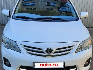 2013 Toyota Corolla X (E140, E150) Рестайлинг, белый, 1390000 рублей, вид 5