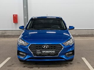 2019 Hyundai Solaris II, синий, 1295000 рублей, вид 2