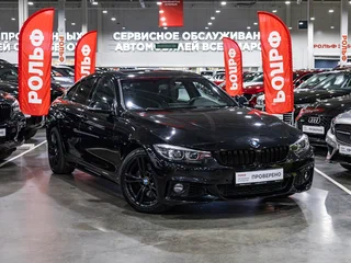 2017 BMW 4 серии Gran Coupe 440i F32/F33/F36 Рестайлинг, чёрный, 3155000 рублей, вид 4
