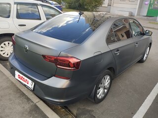 2022 Volkswagen Polo VI, чёрный, 1450000 рублей, вид 4