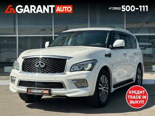 2017 Infiniti QX80 I Рестайлинг, белый, 2985000 рублей, вид 1