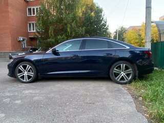 2019 Audi A6 45 TFSI V (C8), синий, 3200000 рублей, вид 3