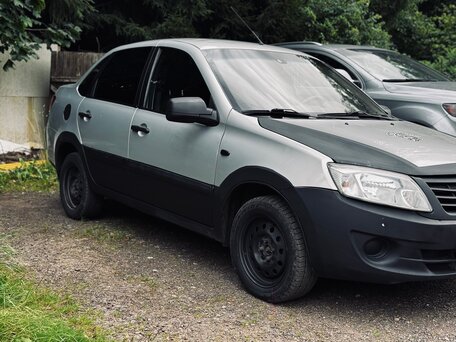 2014 Lada (ВАЗ) Granta I, серебристый, 500000 рублей, вид 1