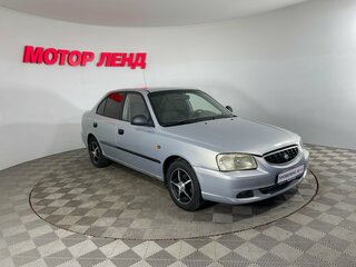 2008 Hyundai Accent ТагАЗ II, серый, 335000 рублей, вид 3