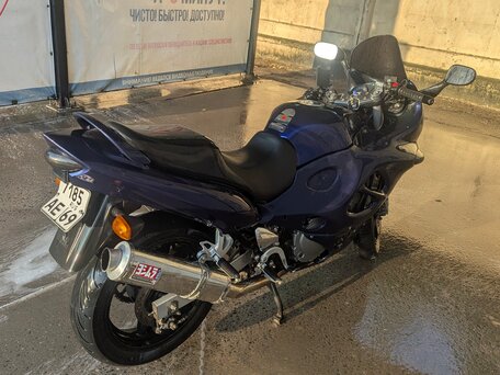 2004 Suzuki GSX 750F Katana, синий, 200000 рублей, вид 4