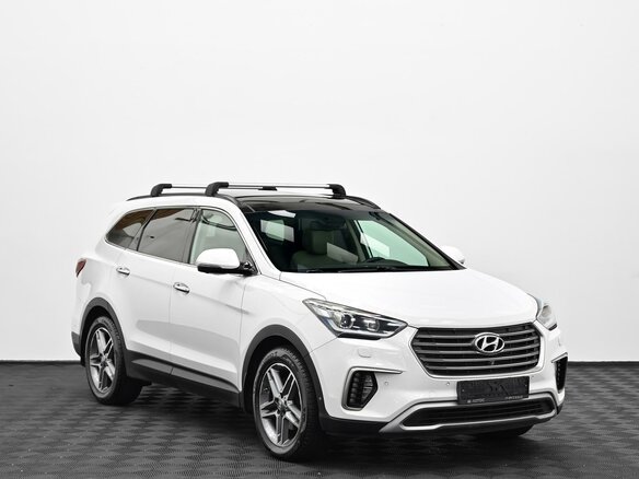 2017 Hyundai Santa Fe III Рестайлинг, белый, 1965000 рублей