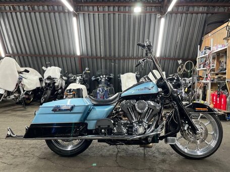 2007 Harley-Davidson Road King, голубой, 999999 рублей, вид 4