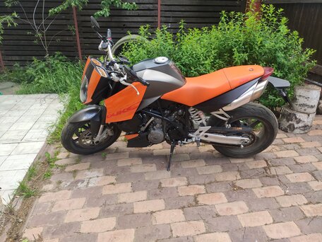 2007 KTM 990 Super Duke, оранжевый, 500000 рублей, вид 3