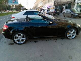 2004 Mercedes-Benz SLK-Класс 200 II (R171), чёрный, 1200000 рублей, вид 1