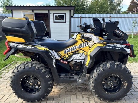 2012 BRP Can-Am Outlander 500, жёлтый, 670000 рублей, вид 5