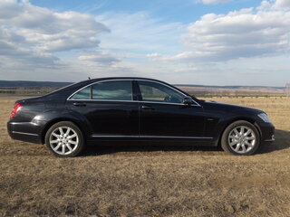 2009 Mercedes-Benz S-Класс 350 V (W221) Рестайлинг, синий, 1400000 рублей, вид 5