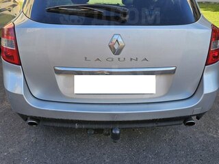 2008 Renault Laguna III, серебристый, 850000 рублей, вид 3