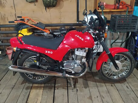 1987 Jawa 350/638, красный, 430000 рублей, вид 1