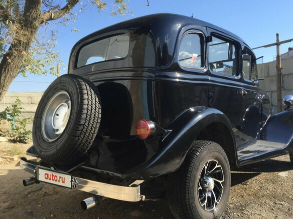 1939 ГАЗ М1, чёрный - вид 4