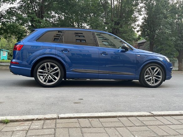 2016 Audi Q7 II (4M), синий - вид 13