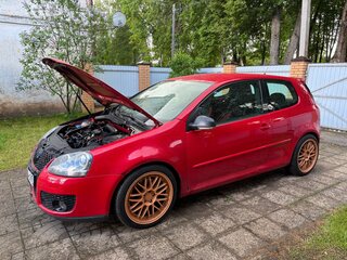 2007 Volkswagen Golf GTI V, красный, 750000 рублей, вид 3