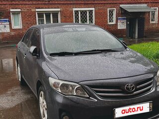 2010 Toyota Corolla X (E140, E150) Рестайлинг, серый, 1250000 рублей, вид 2