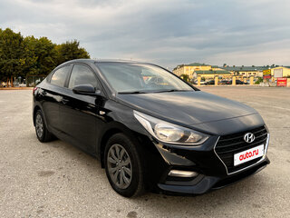 2017 Hyundai Solaris II, чёрный, 1259000 рублей, вид 2